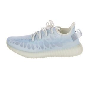 Yeezy Light Blue Mesh Sneaker with Cream Sole